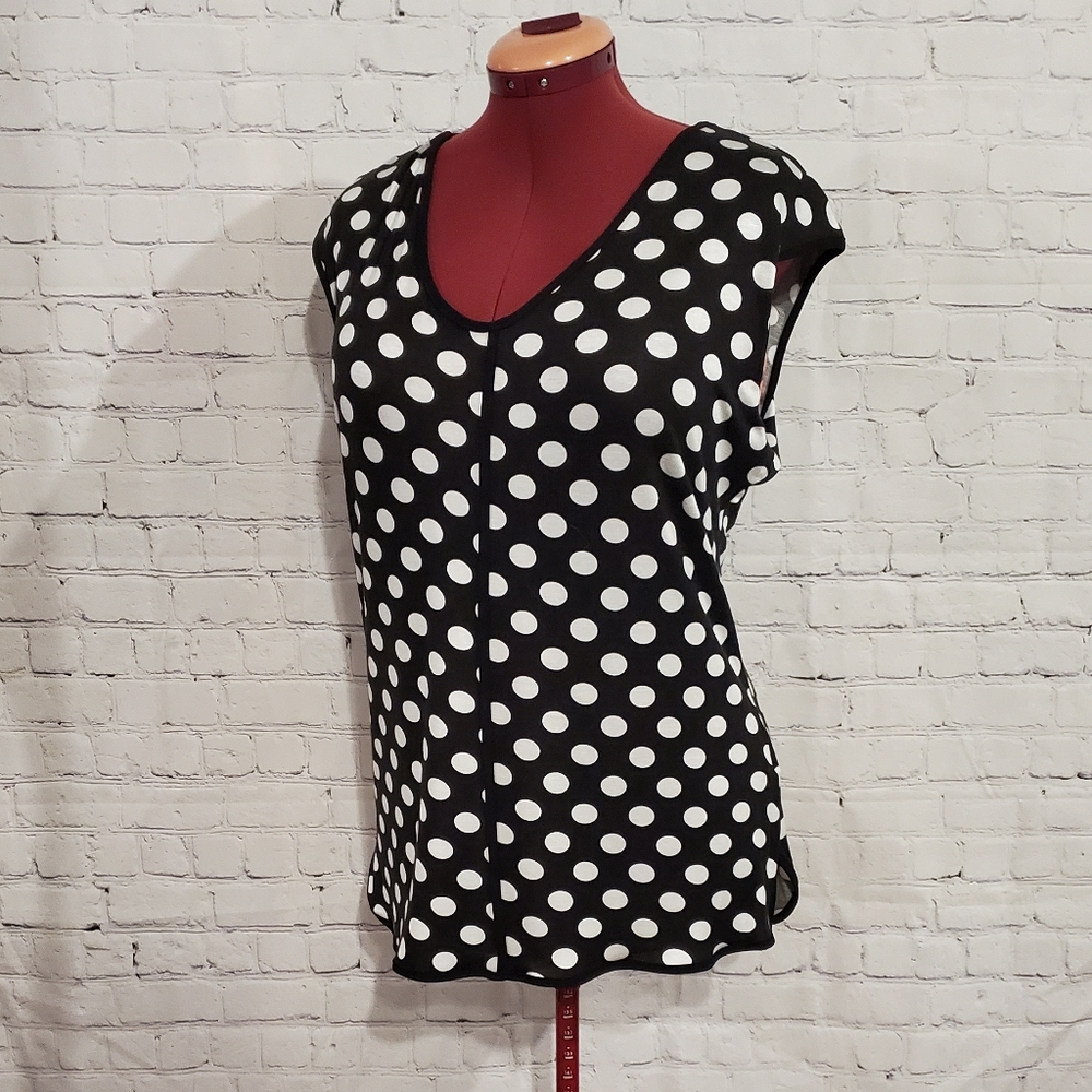 Laura / Hamilton polka dot tank
